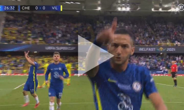 Hakim Ziyech strzela na 1-0 w Superpucharze Europy! [VIDEO]